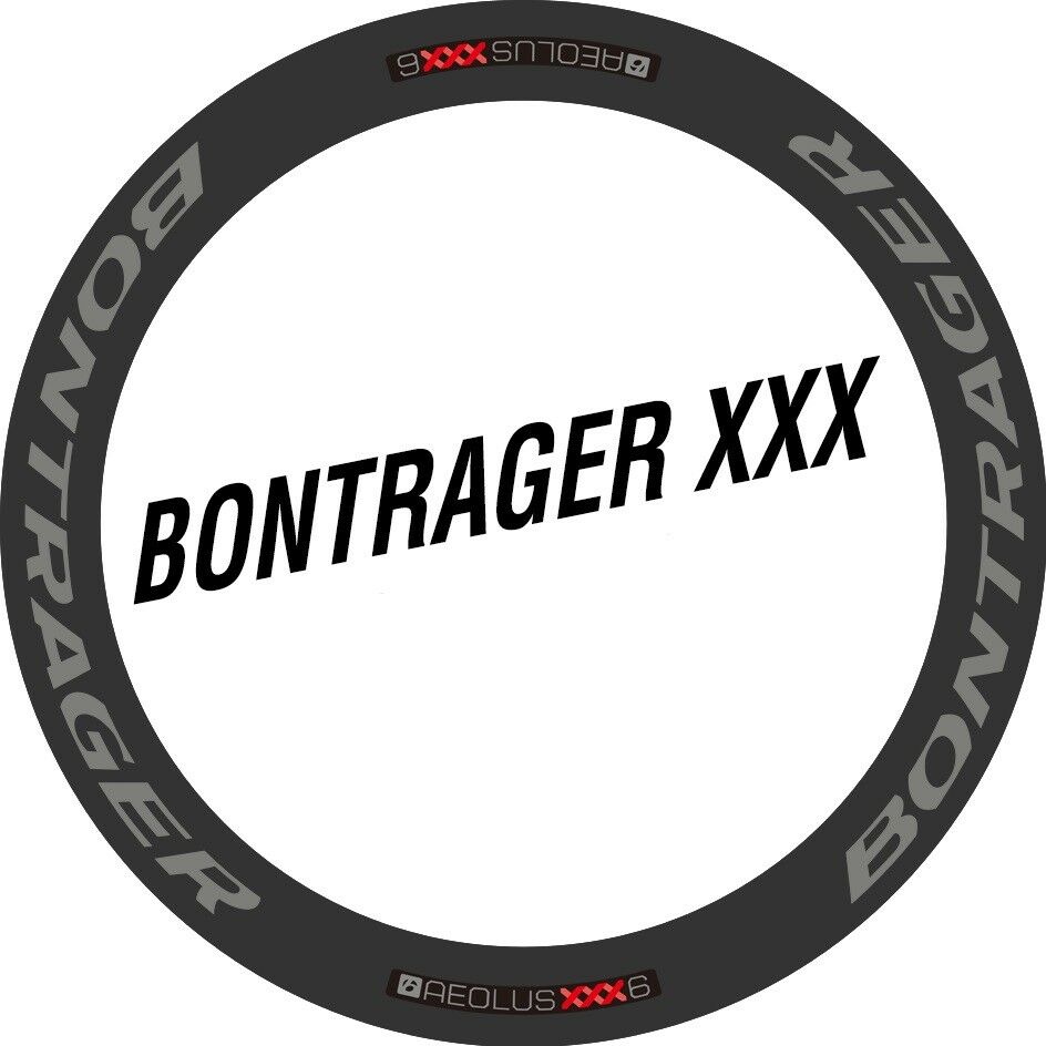 Two Wheel Sticker Set For Bontrager Xxx2 Xxx4 Xxx6 Road Bike Bicycle Carbon