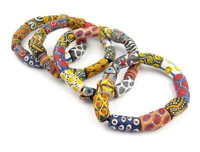 Fancy African Designer Bracelet Ghana Large Hole Handmade