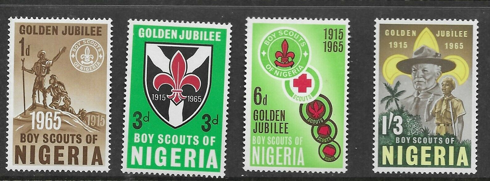 Nigeria Boys Scouts Sc#169-72 Mnh!!(s88)