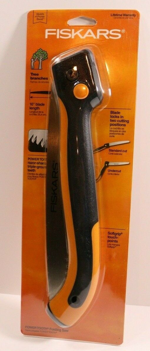 Fiskars Power Tooth Soft Grip Folding Saw 10in